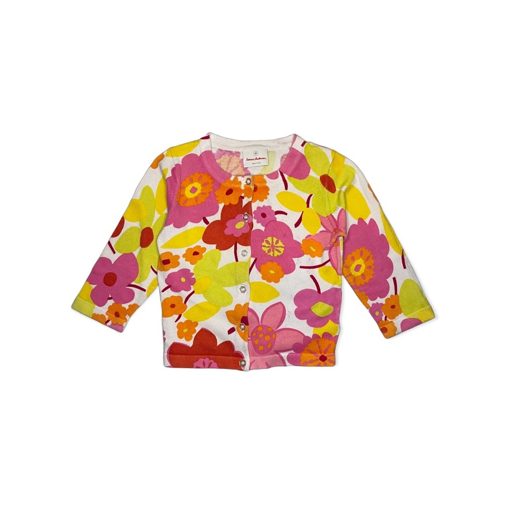 Hanna Andersson Retro Floral Cardigan